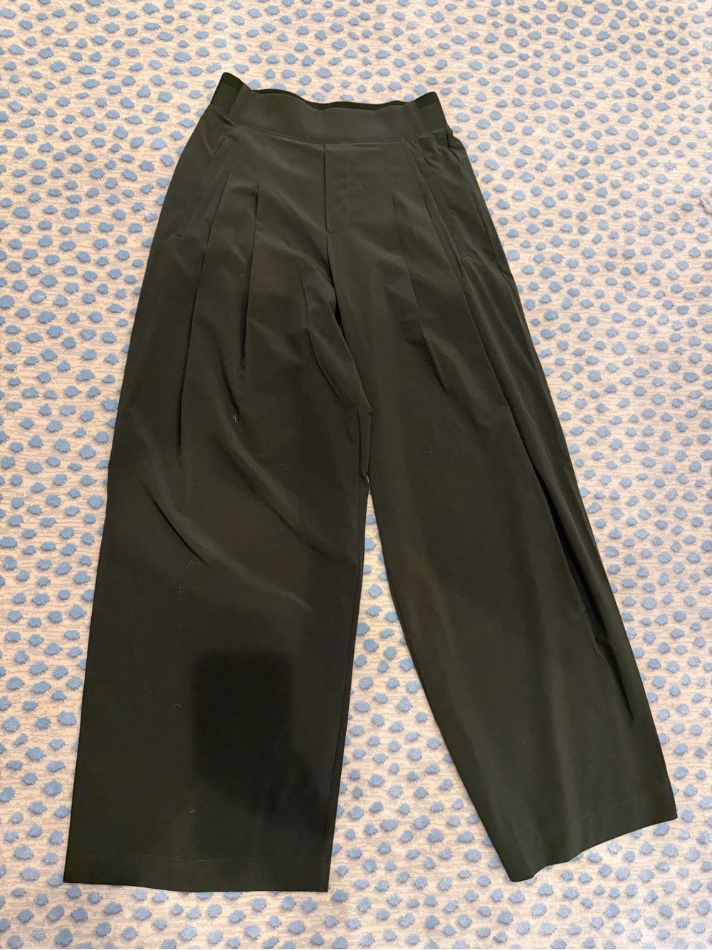 Wide-Leg olive green  Women's Pants